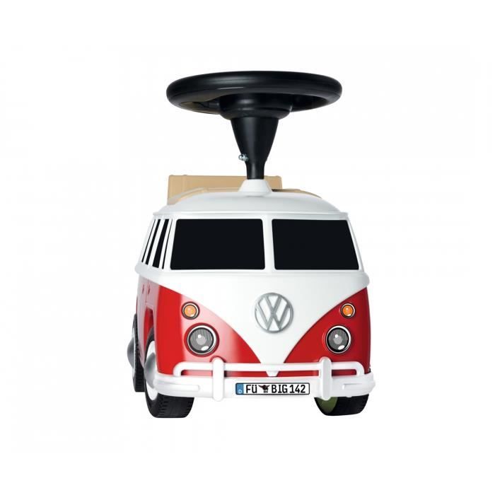 Smoby - Porteur Volkswagen Van Rouge - Coffre de rangement + Volant directionnel - 26L x 30l x 60H - DÈs 18 mois