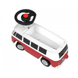 Smoby - Porteur Volkswagen Van Rouge - Coffre de rangement + Volant directionnel - 26L x 30l x 60H - DÈs 18 mois