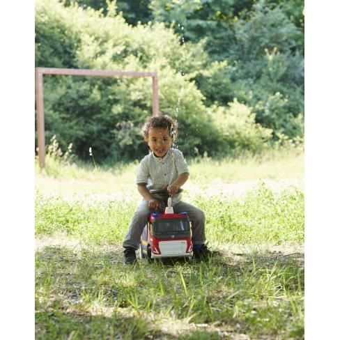 Smoby - Big Camion de Pompier lance a eau - Volant avec klaxon - Fonction lance a eau - H 440mm - DÈs 2 ans - FabriquÈ en Europe