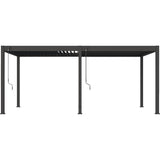 Pergola - Aluminium - OMBREA - Bioclimatique - Anthracite - 3x6 m