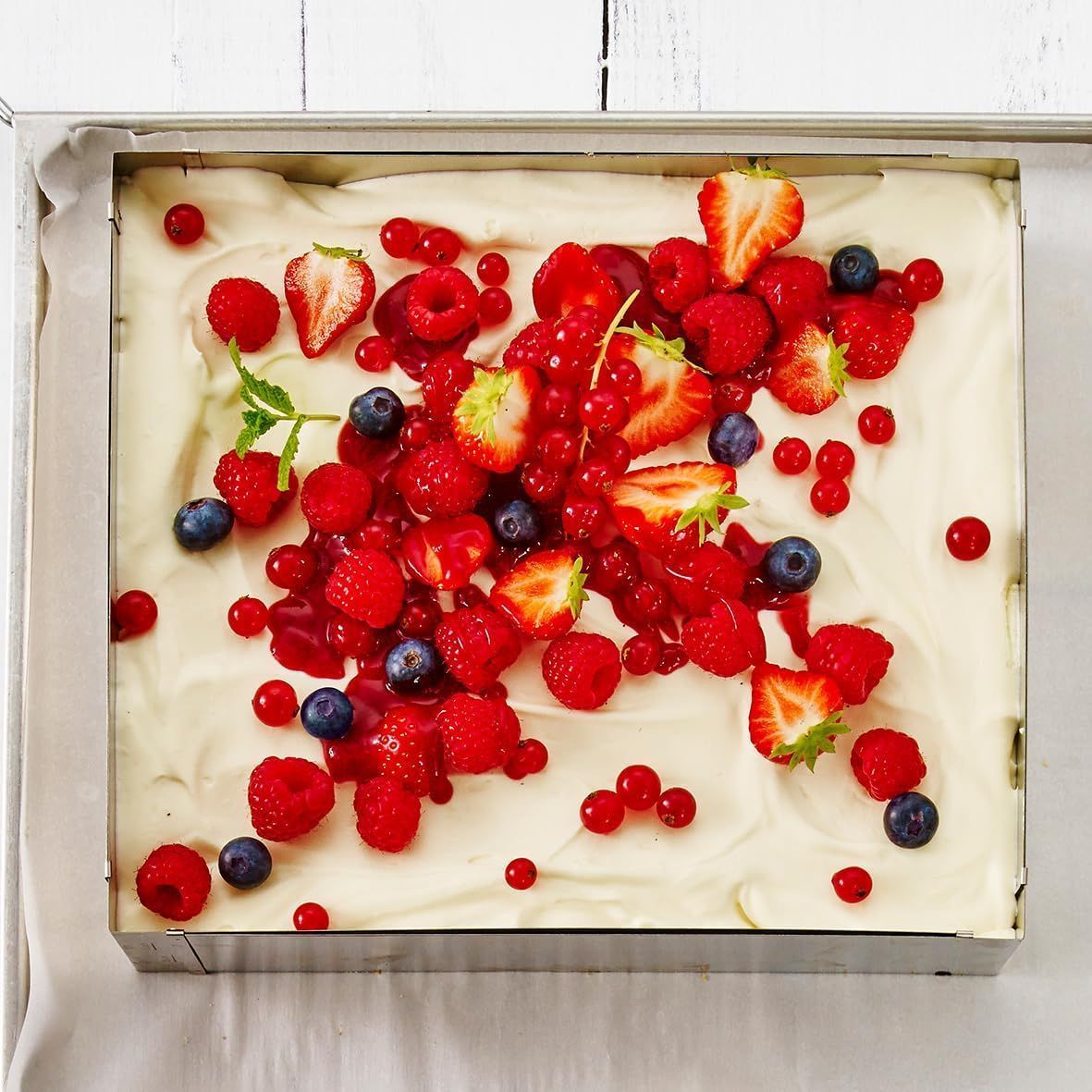 Cadre de cuisson ajustable - BIRKMANN - EASY BAKING - Acier - 22 x 25 a 43 x 48 cm, H 7 cm