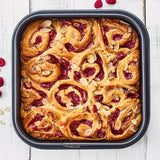 Moule carré a fond amovible  - BIRKMANN - EASY BAKING - Acier carbone - Anti adhésif - 24 x 24 x 8 cm