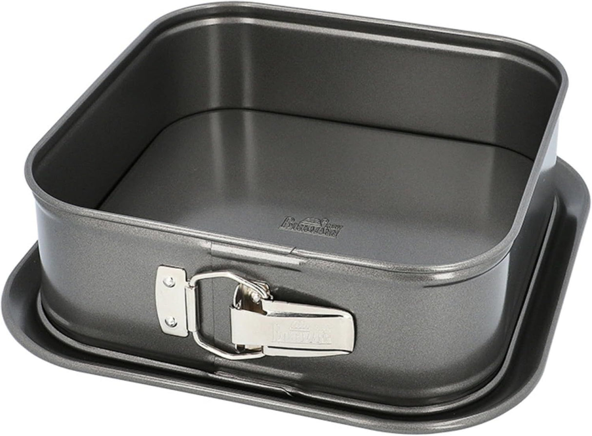 Moule carré a fond amovible  - BIRKMANN - EASY BAKING - Acier carbone - Anti adhésif - 24 x 24 x 8 cm