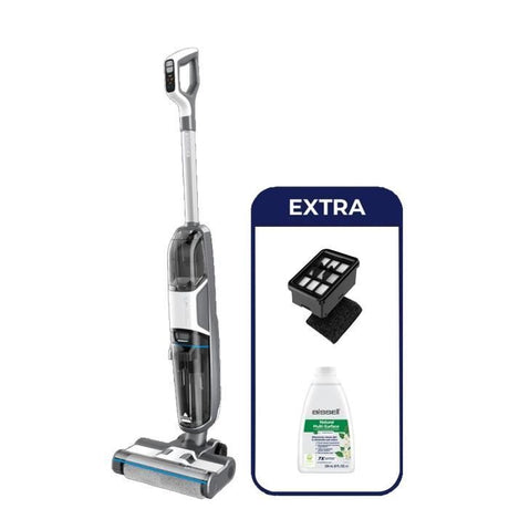 BISSELL Crosswave HF3 Select 3639N - Nettoyeur 3 en 1 sans fil - Silencieux et maniable