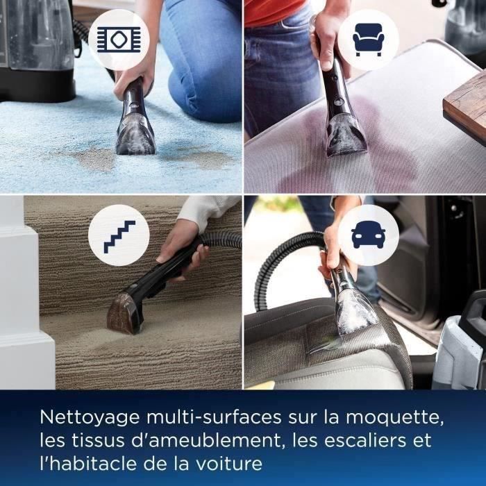 BISSELL Spot Clean Plus 3724N - Nettoyeur Détacheur Multi-Surface - Puissance 330 W - Rayon d'action 5 m