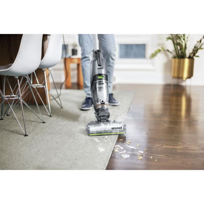 BISSELL CrossWave Hydrosteam PET Select - Aspirateur Balai Laveur Vapeur Filaire - Sols durs et tapis - Auto-Nettoyage
