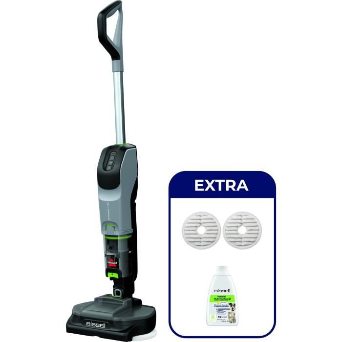 BISSELL SpinWave + Vac Pet Select - Nettoyeur / Aspirateur sans fil - 25,9 V - 3 modes - 70 min