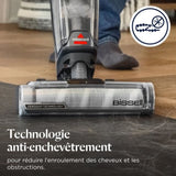 BISSELL CrossWave OmniForce Edge - Aspirateur Balai Laveur sans Fil - Aspire & Lave en Meme Temps ou Mode Aspiration Uniquement