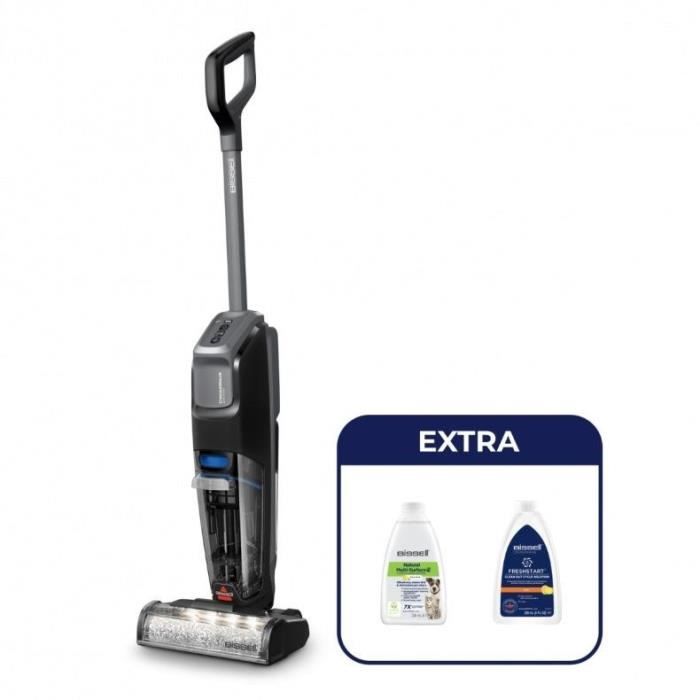 BISSELL CrossWave OmniFind Select - Aspirateur Balai Laveur Sans Fil - LED FurFinder pour Détection Facile Saletés & Poils Animaux
