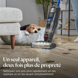 BISSELL CrossWave OmniFind Select - Aspirateur Balai Laveur Sans Fil - LED FurFinder pour Détection Facile Saletés & Poils Animaux