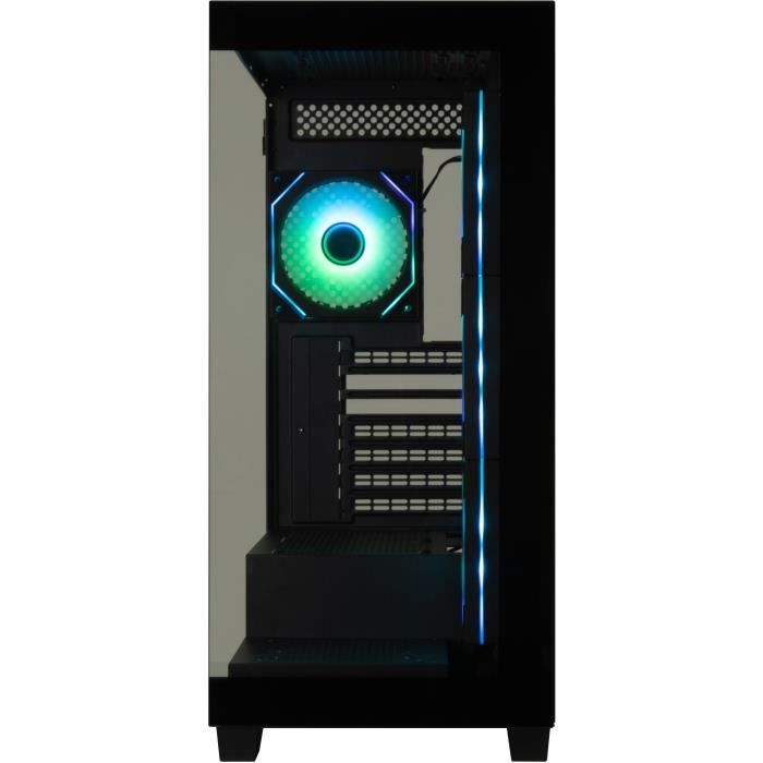Boîtier PC - BITFENIX - CETO Premium Edition - Moyen tour - ATX - Noir - Verre trempé - USB-C et A-RGB