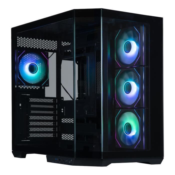 Boitier PC - BITFENIX - T10 ARGB - Sans alimentation - Cube - Format ATX - Noir