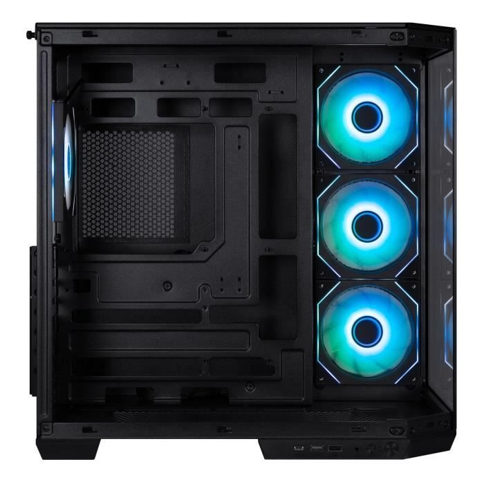 Boitier PC - BITFENIX - T10 ARGB - Sans alimentation - Cube - Format ATX - Noir