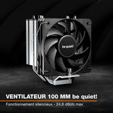 be quiet! PURE ROCK PRO 3 Slim - Ventirad CPU - Ventilateurs 100mm