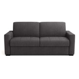 Canapé convertible express - MARIUS - Tissu Anthracite - matelas 14cm - 190 x 100 x 87 cm