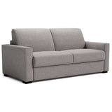 Canapé convertible express JOHN - 3 places - Tissu gris - 190 x 100 x 87 cm