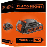 Batterie Lithium 18V BLACK+DECKER 2,0 Ah - BL2018-XJ