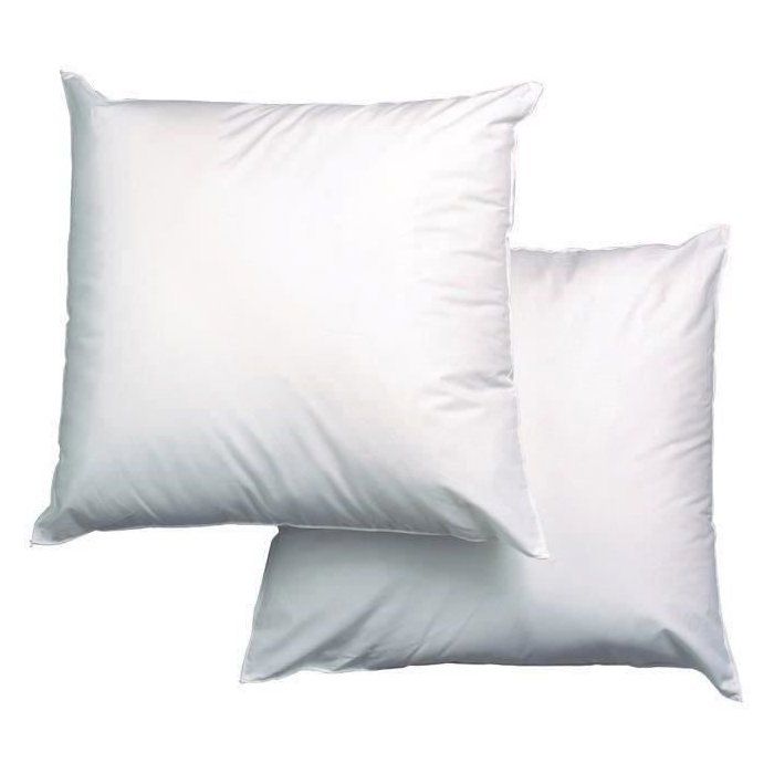 Lot de 2 Oreillers - BLANREVE - Triple Protection - 60 x 60 cm - Blanc