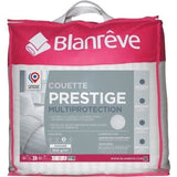 Couette chaude 220x240 cm BLANREVE PRESTIGE Multiprotection - 100% Polyester - 2 Personnes - Satin rayÈ