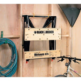 Etabli etau pliable - BLACK+DECKER - WM825-XJ - serrage a main - charge maximale de 250 kg