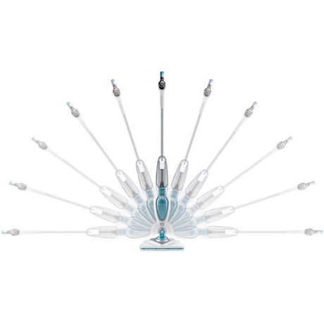 BLACK & DECKER FSM1630-QS - Balai vapeur Tete delta - 1600 W - 4 accessoires - Blanc / Bleu