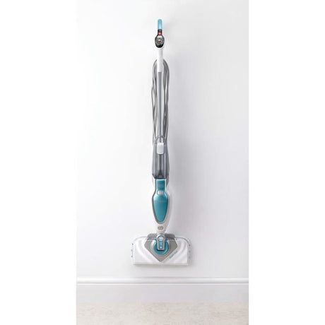 BLACK & DECKER FSM1630-QS - Balai vapeur Tete delta - 1600 W - 4 accessoires - Blanc / Bleu