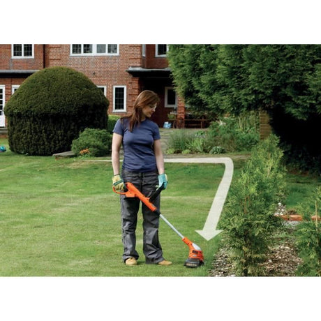 Coupe-bordure ťlectrique BLACK+DECKER - GLC1823L20-QW - 18V - 23 cm - Avec batterie 18V - tete pivotante - tube tťlescopique