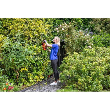 Taille-haies électrique sans fil + batterie 2Ah + chargeur - BLACK&DECKER - GTC1845L20-QW - 18V - Lame 45cm