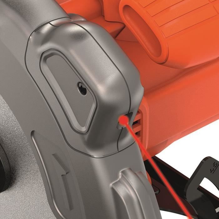 Scie circulaire filaire - BLACK&DECKER - CS1250LK-QS - 1250W - Profondeur de coupe 42mm - 66mm - Avec coffre de rangement