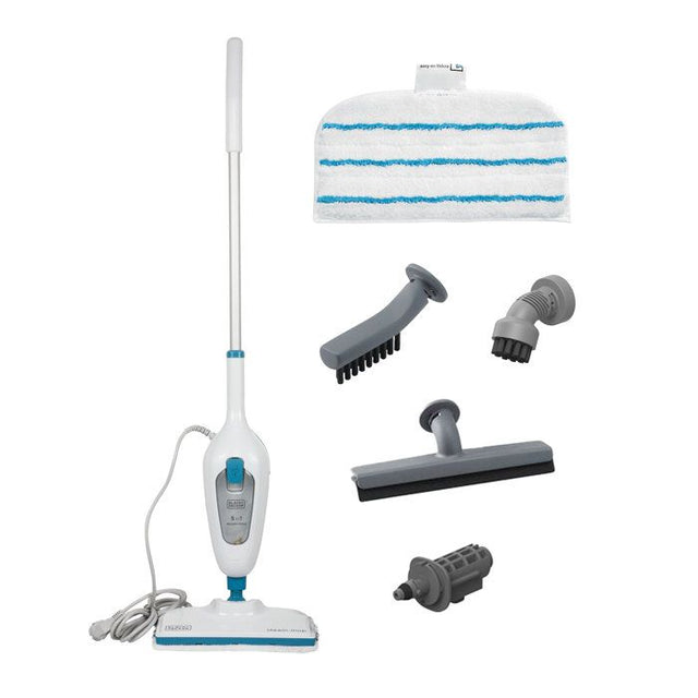 BLACK+DECKER - FSMH13E5-QS - Balai vapeur avec nettoyeur a main 5 en 1   1300W - Réservoir : 350 ml - Câble :4.8M