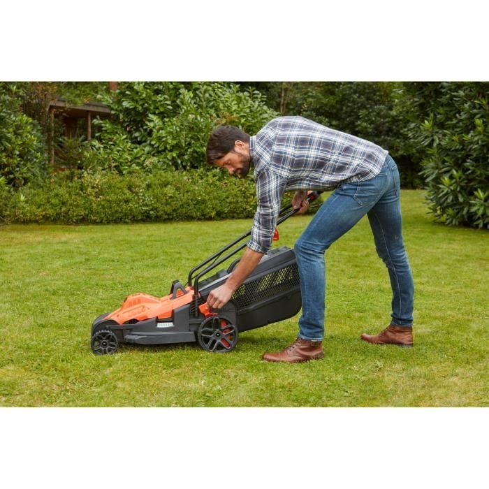 Tondeuse électrique filaire - BLACK&DECKER - BEMW471BH-QS - 1600W - 38cm de coupe
