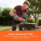 Meuleuse d'angle filaire - BLACK+DECKER - BEG010-QS - 710W - 115mm