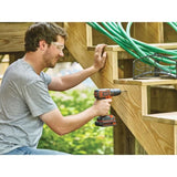 Kit perceuse visseuse sans fil - 18V - BLACK+DECKER - BDCDC18BAST-QW - 2 batteries - chargeur - 160 accessoires