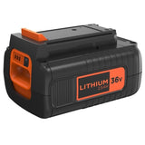 BLACK+DECKER BL2536-XJ Batterie Slide-pack - Technologie Lithium, 36V, Orange BL2536-XJ