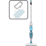BLACK+DECKER - FSM16CD-QS - Balai nettoyeur vapeur 3 en 1  1600W - 2 microfibres + 1 accesoire pour tapis inclus - C‚ble 6M