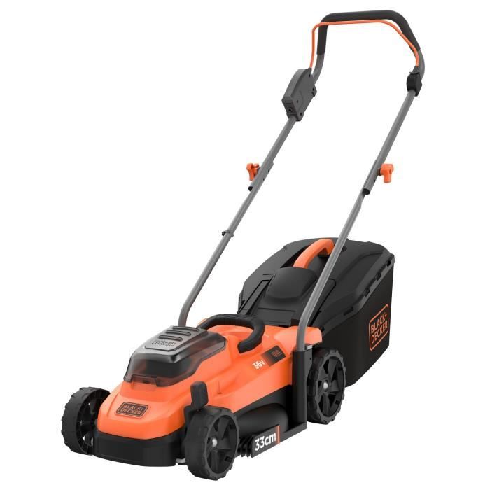 Tondeuse électrique sans fil + batterie 2,5Ah + chargeur - BLACK&DECKER - BCMW3336L1-QW - 36V - 33cm de coupe