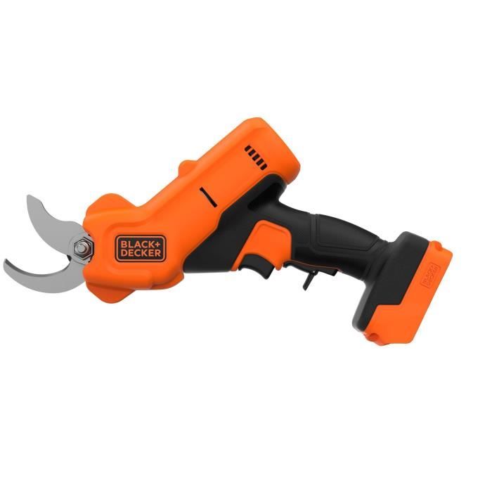 Sécateur électrique sans fil - BLACK+DECKER - BCPP18B-XJ - 18V - Coupe 25mm - Sans Batterie
