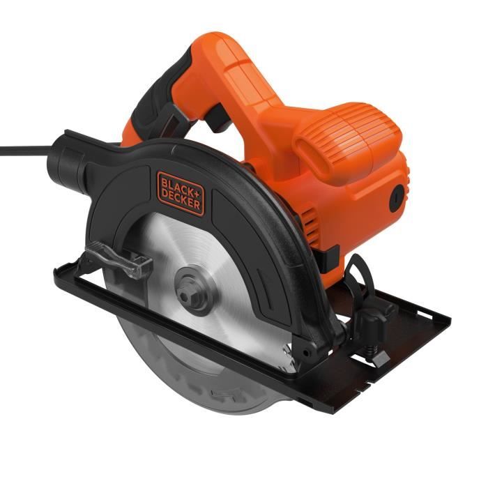 Scie circulaire filaire - BLACK&DECKER - CS1200-QS - 1200W - Profondeur de coupe 37 mm