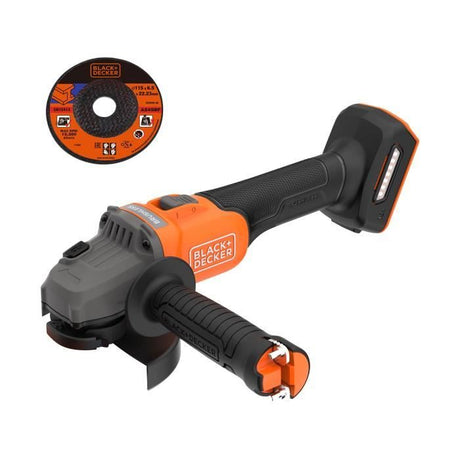 Meuleuse sans fil - BLACK&DECKER - BCG6L8N-XJ - Brushless - 18V - 115m - Sans batterie