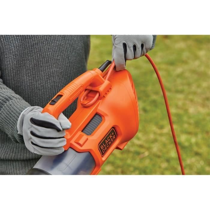 Souffleur axial filaire BLACK+DECKER - BEBL185-QS - 1850W - 2 vitesses rÈglables en poignÈe