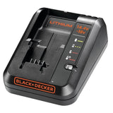 Chargeur de batterie 14,4V et 18V - BLACK+DECKER - BDC1A-QW