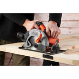 Scie circulaire filaire - BLACK+DECKER - CS1550-QS - 1500W - profondeur de coupe 66mm