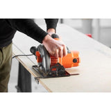 Scie circulaire filaire - BLACK+DECKER - CS1550-QS - 1500W - profondeur de coupe 66mm