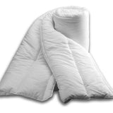 Couette - 200 x 200 cm - BLEU CALIN - Légere anti-transpiration - 200 g/m² - Blanc