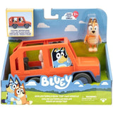 Voiture de Bluey - BLUEY - VÈhicule familial avec figurine Chilli et accessoires