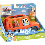 Voiture de Bluey - BLUEY - VÈhicule familial avec figurine Chilli et accessoires