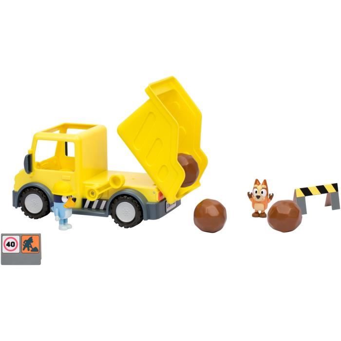 Camion benne - BLUEY - Bluey et Bingo - Figurines incluses - Accessoires personnalisables