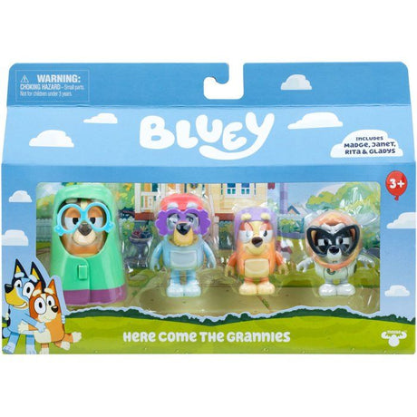 Coffret de 4 figurines - BLUEY - Les grands-meres - Des 3 ans