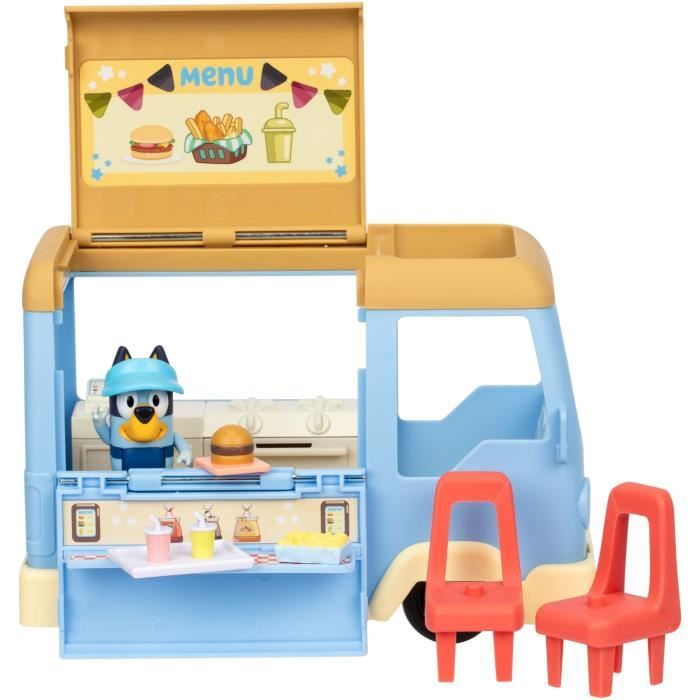 Le Foodtruck - BLUEY - 1 figurine + 4 accessoires - Des 3 ans