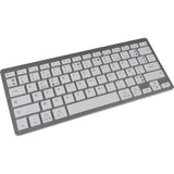 Clavier Bluetooth Double Layout PC MAC - BLUESTORK - MINI MAC PC - Pour Mac et PC - Noir